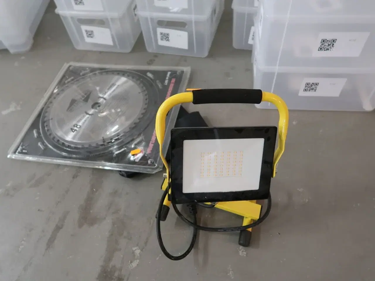 Billede 3 - Arbejdslampe samt skæreskive MITSUTOMO