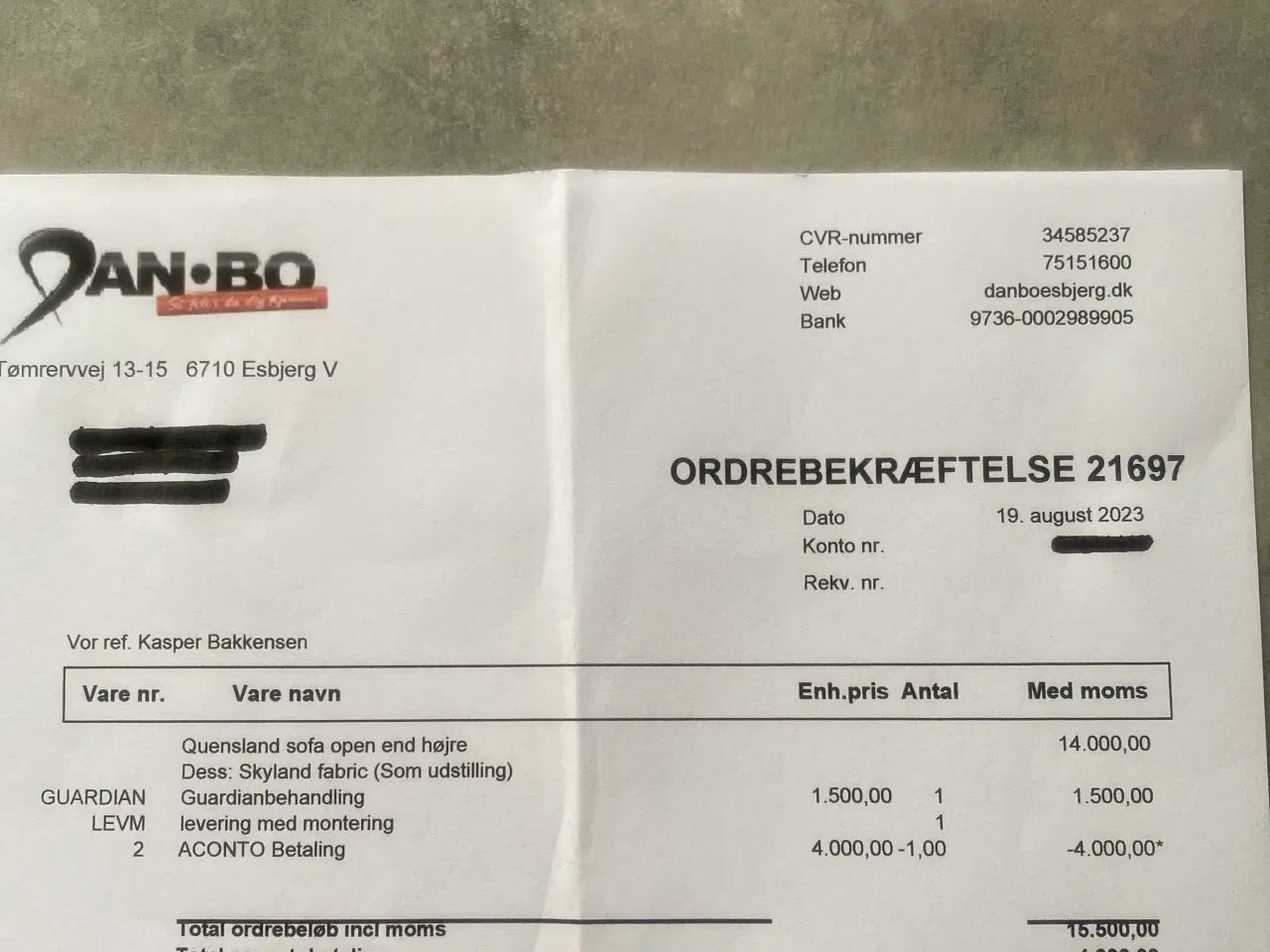 Billede 7 - Hjørnesofa med open end. 