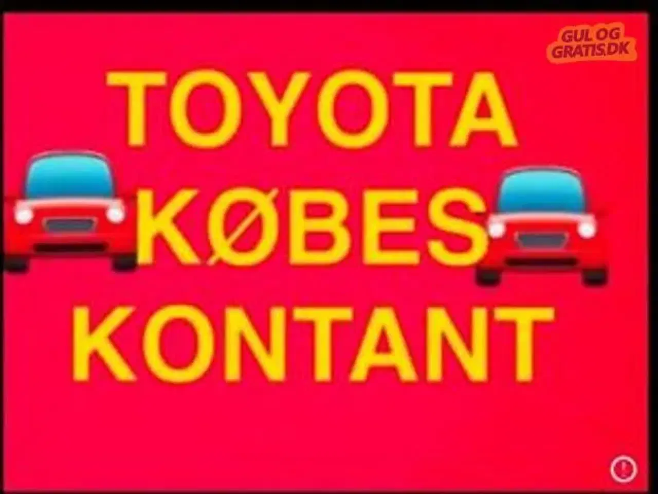 Billede 1 - Toyota KØBES  