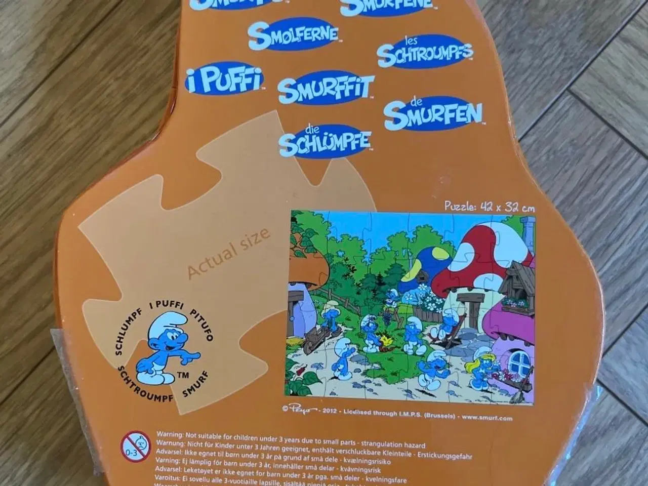 Billede 2 - Smølfepuslespil