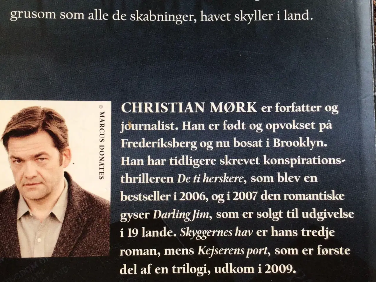 Billede 2 - Christian Mørk : Skyggernes hav