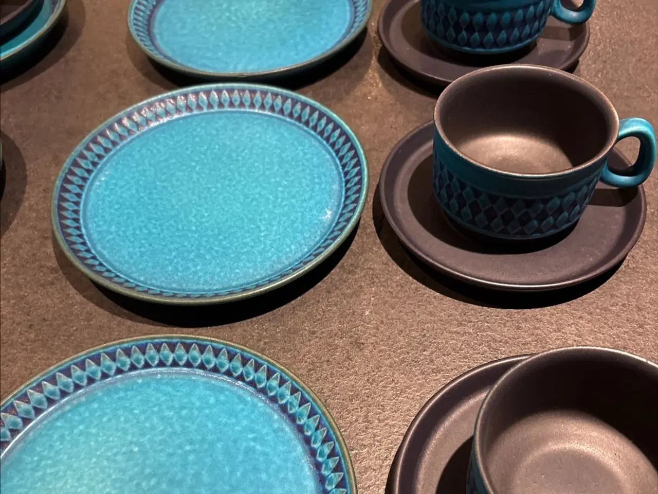 Billede 1 - Ceramano 'Sapphire' kop og tallerken