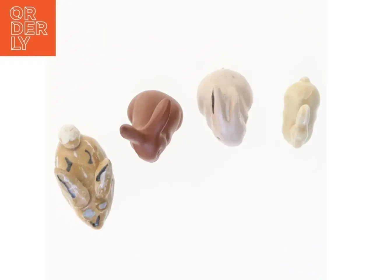 Billede 2 - Keramik kanin figurer (str. 6 cm)