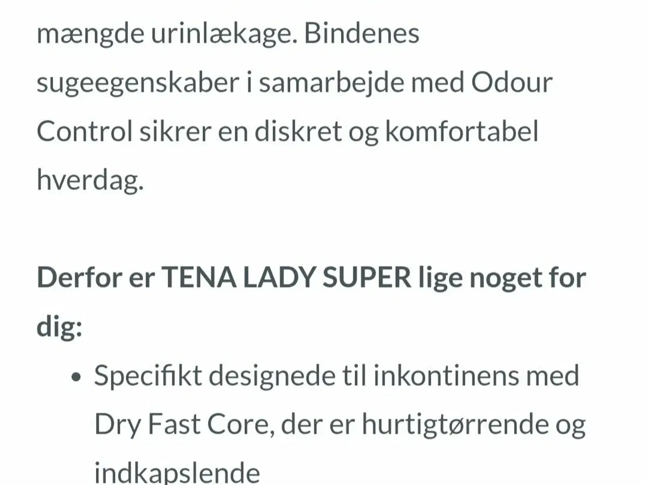 Billede 3 - LADY TENA SUPER BIND