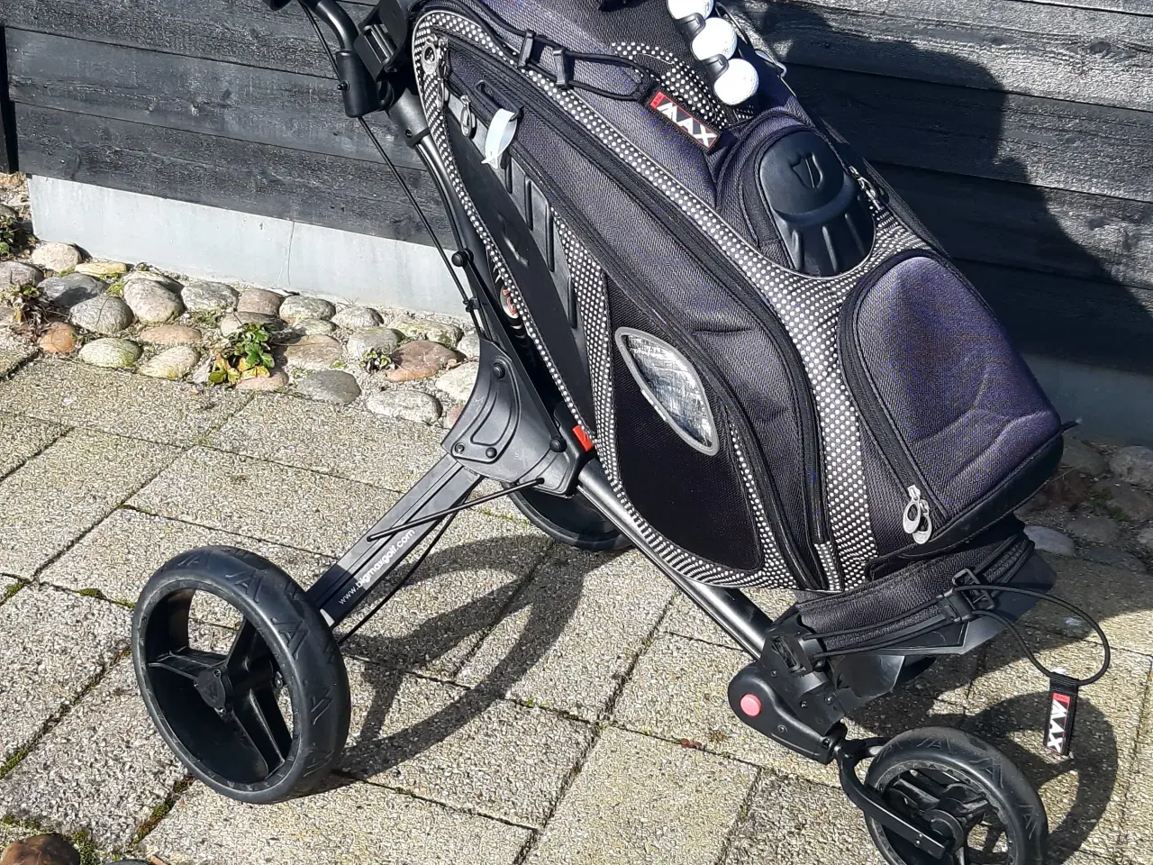 Billede 1 - Golfsæt med vogn og bag. Kvinde 160 cm