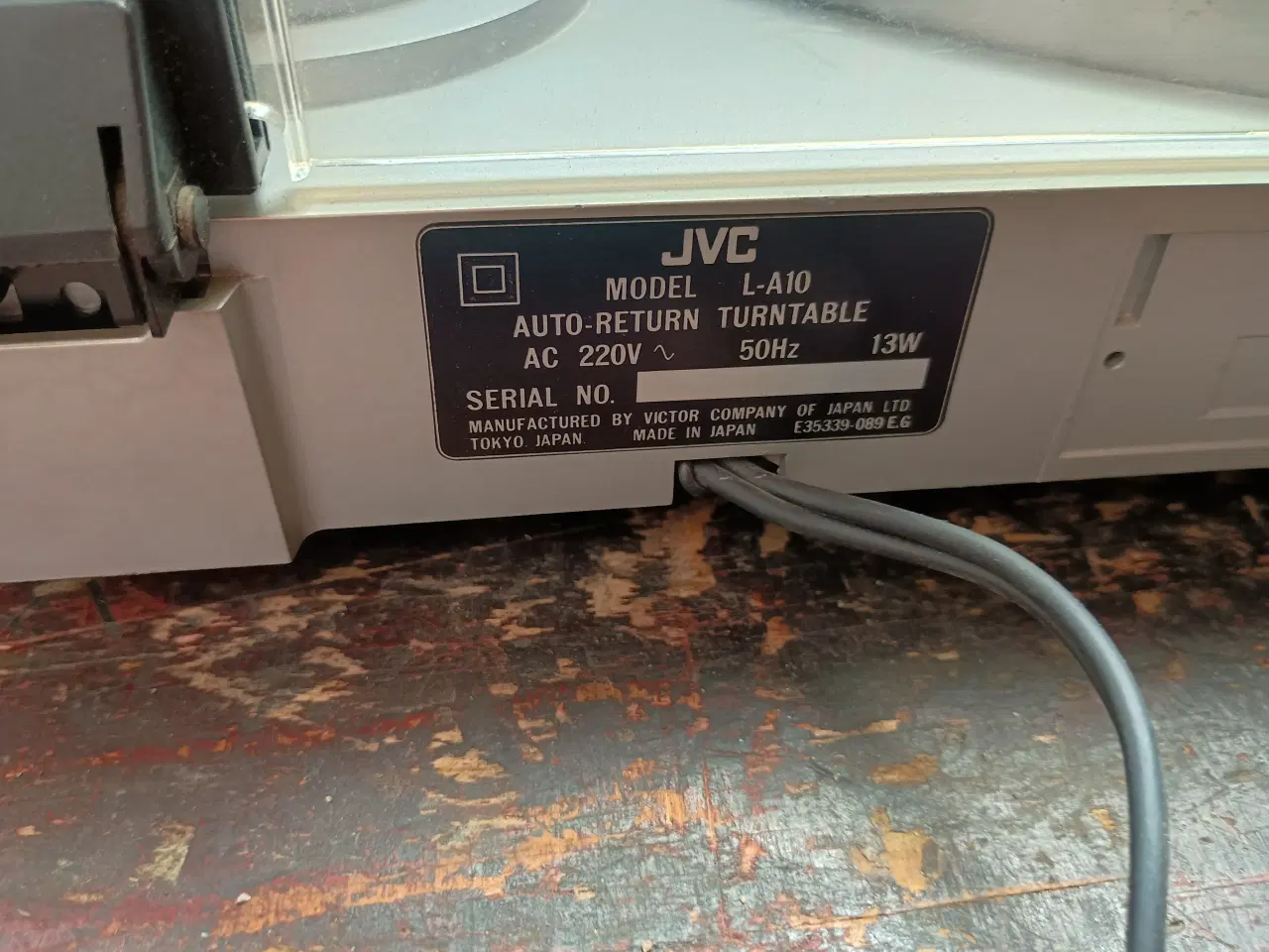 Billede 5 - JVC L-A10 pladespiller.