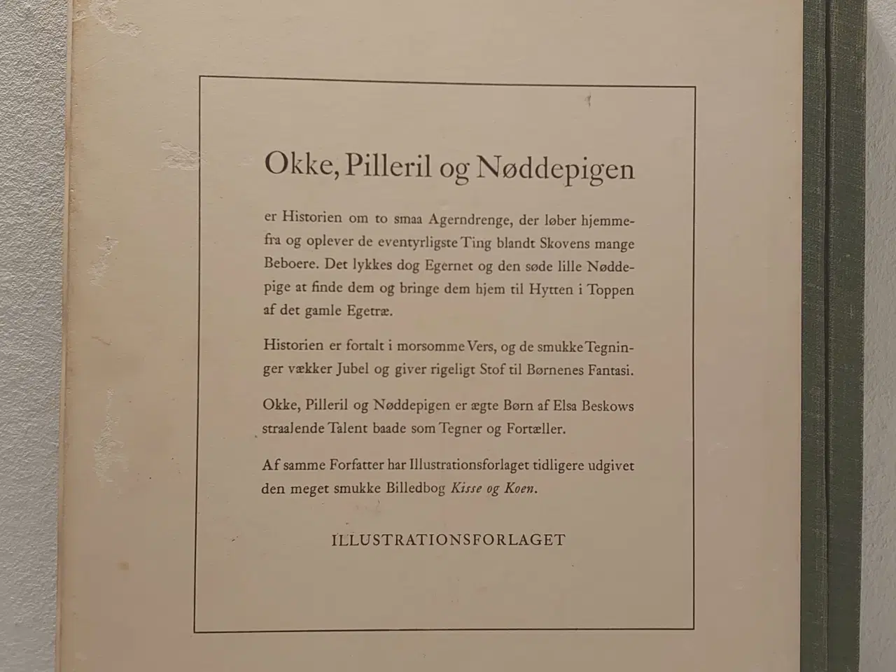 Billede 2 - Elsa Beskow: Okke, Pilleril og Nøddepigen. 1.udg.