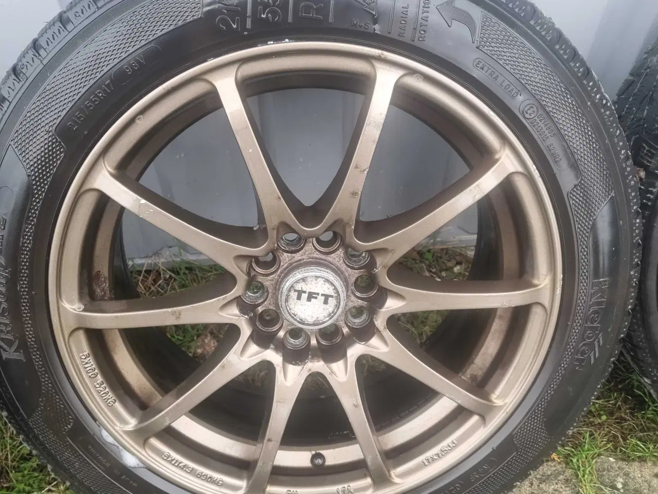 Billede 3 - 17" 5x100 & 5x114,3 Fælge med vinterdæk 