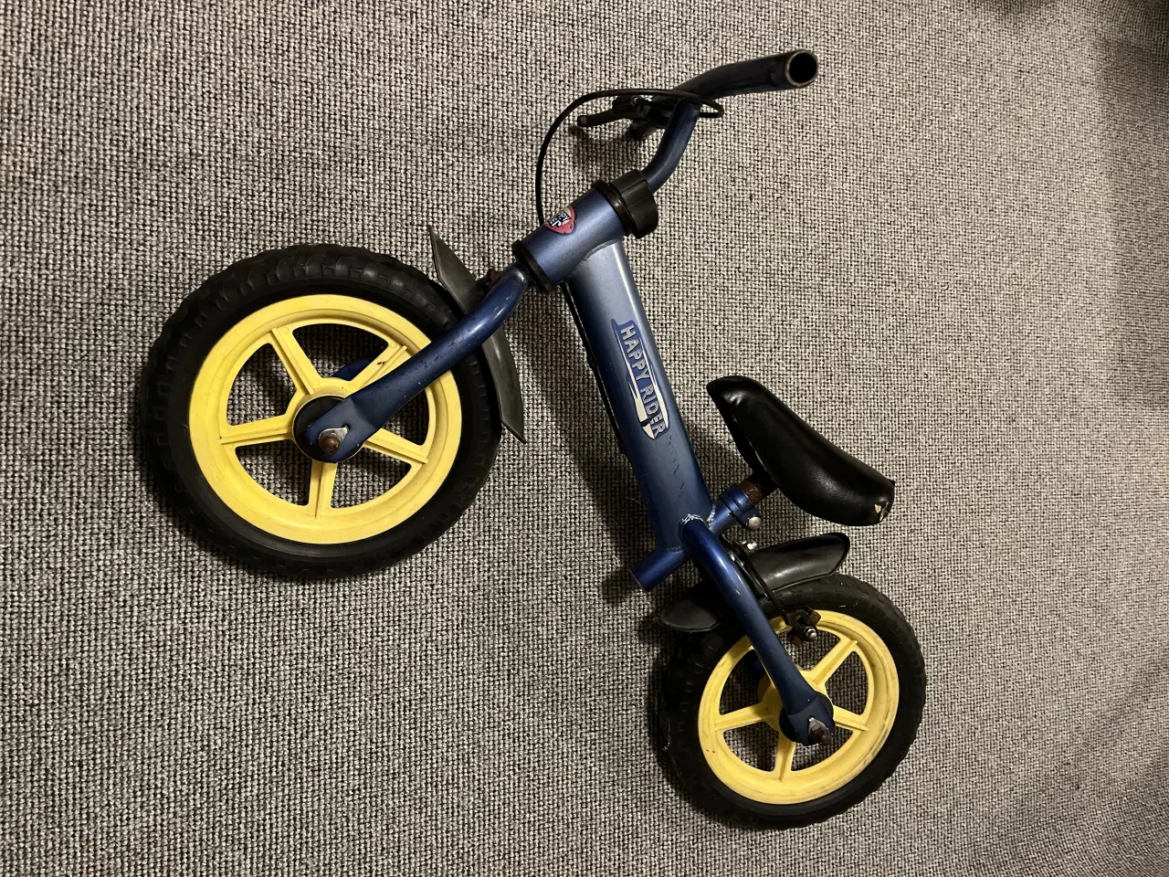 Billede 5 - Løbecykel med bremse Happy Rider