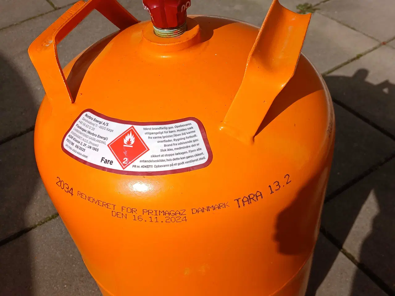 Billede 1 - 11 kg gasflaske.