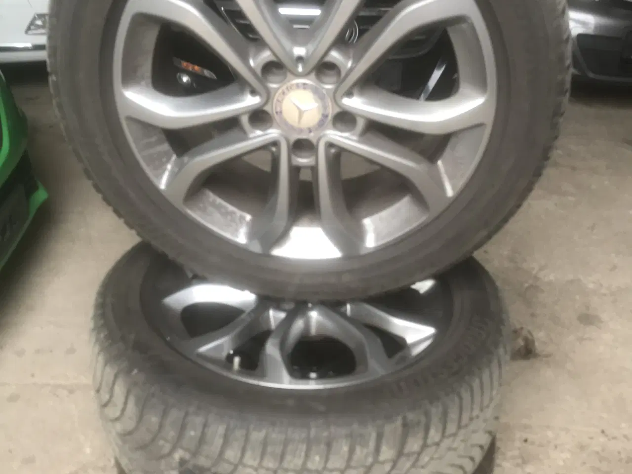 Billede 7 - Mercedes C-class Jeg har 4 Michelin dæk med alufæ