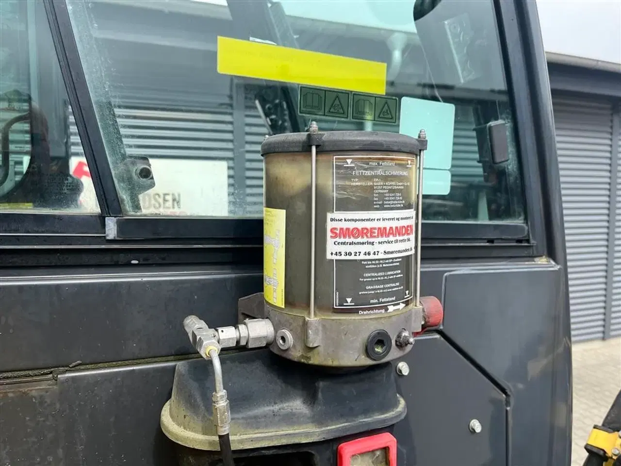 Billede 18 - Yanmar SV100 2A Centralsmørring og hydraulisk hurtigskifte.