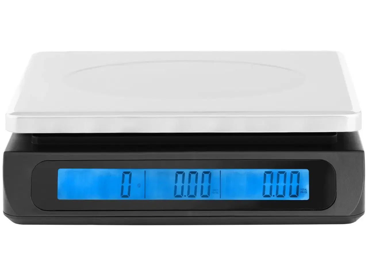 Billede 3 - Butiksvægt – 30 kg / 1 g – dobbelt LCD-display