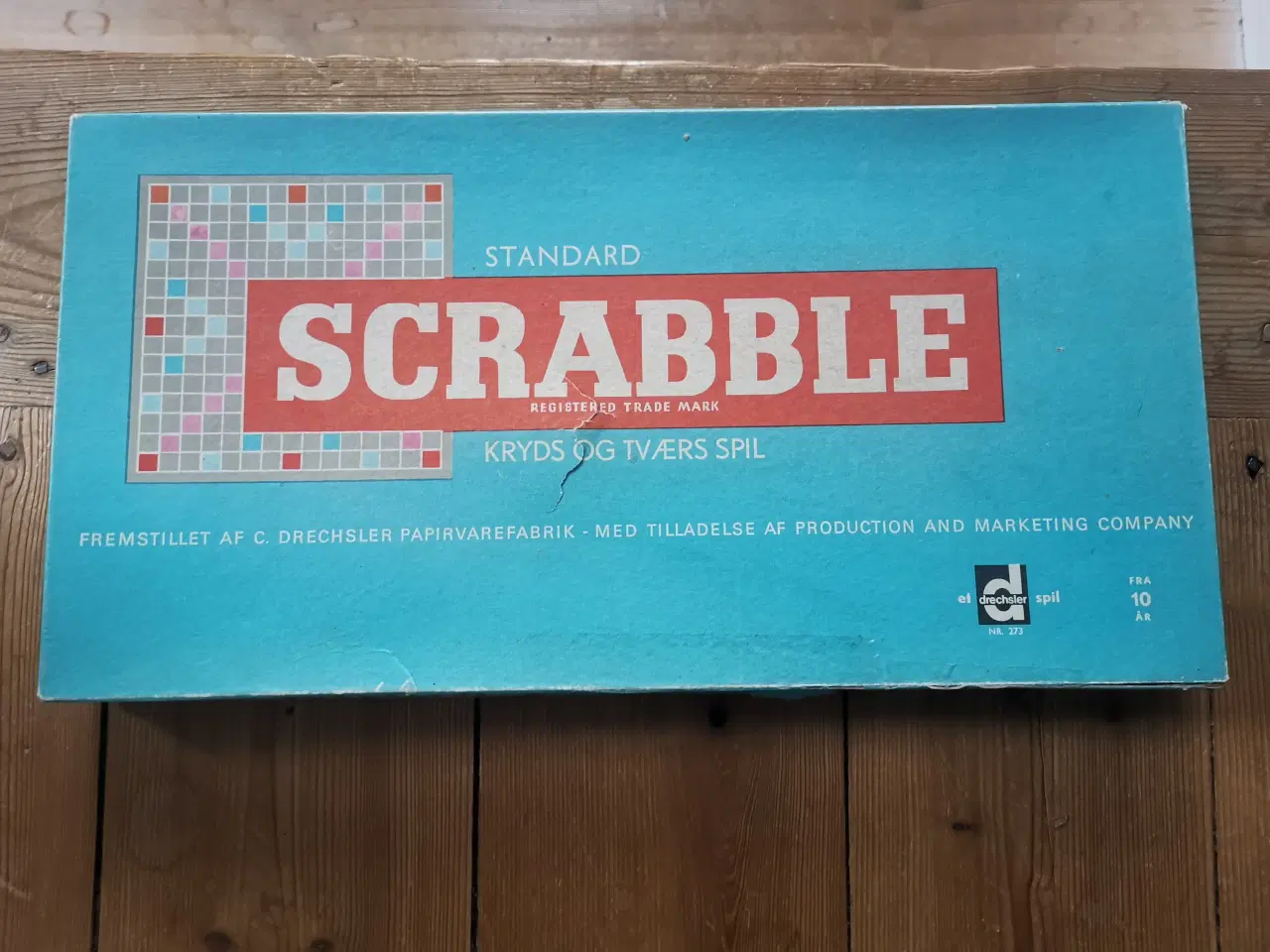 Billede 1 - Gammelt Retro Scrabble Brætspil