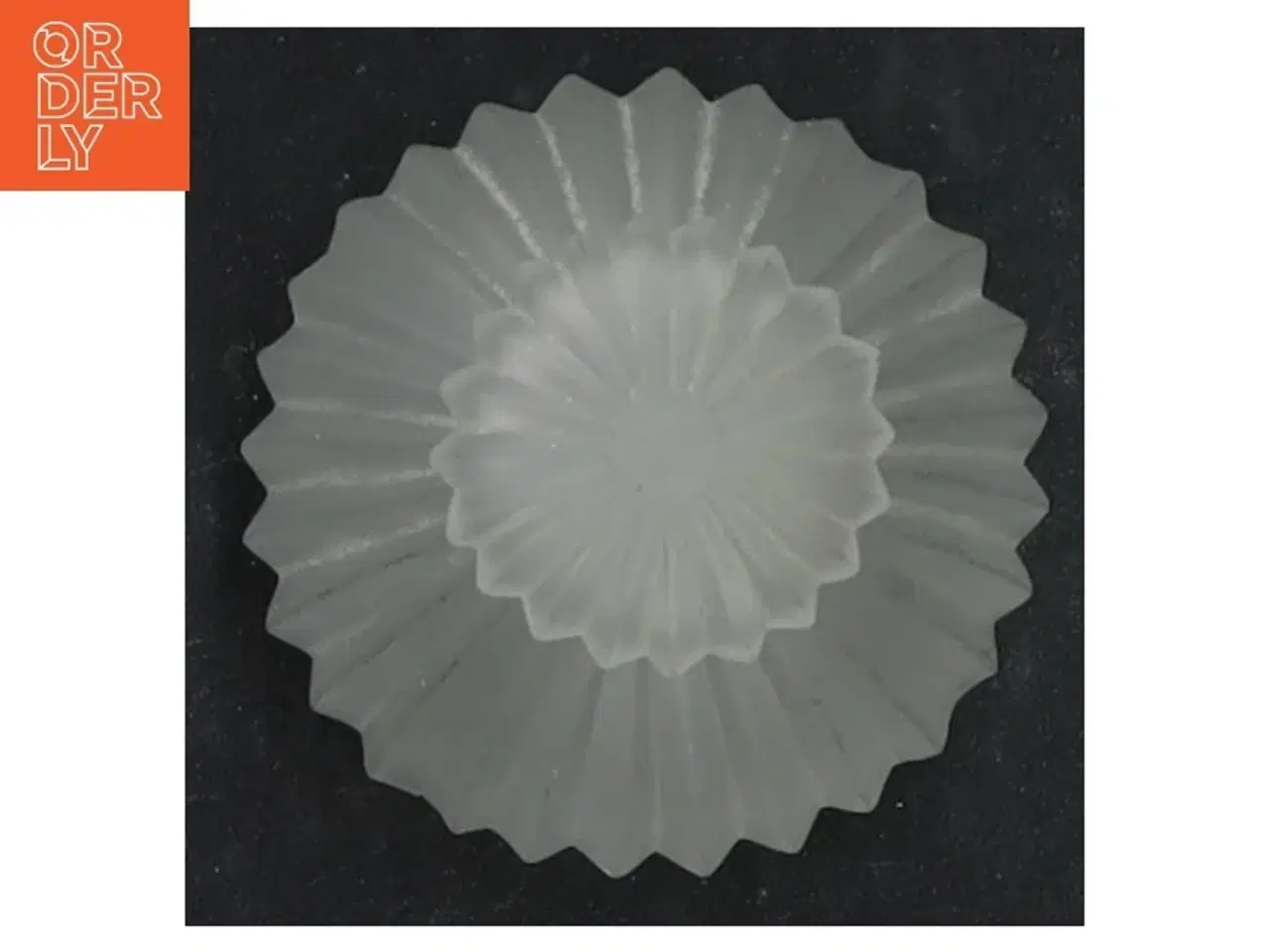 Billede 4 - Parfume flaske i matteret glas med låg (str. 8 cm)