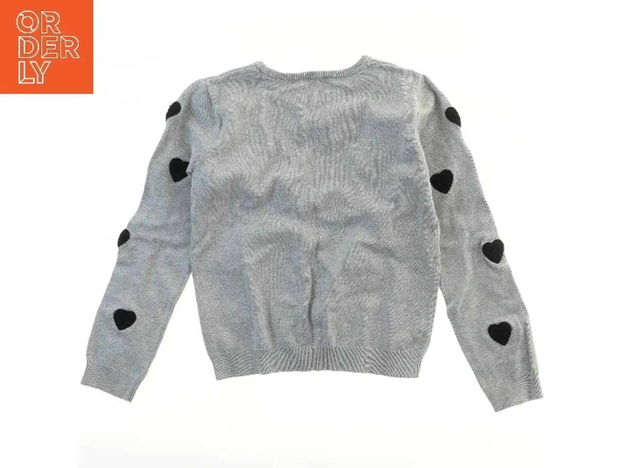 Billede 2 - Trøje med hjerter fra H&M (str. 128)