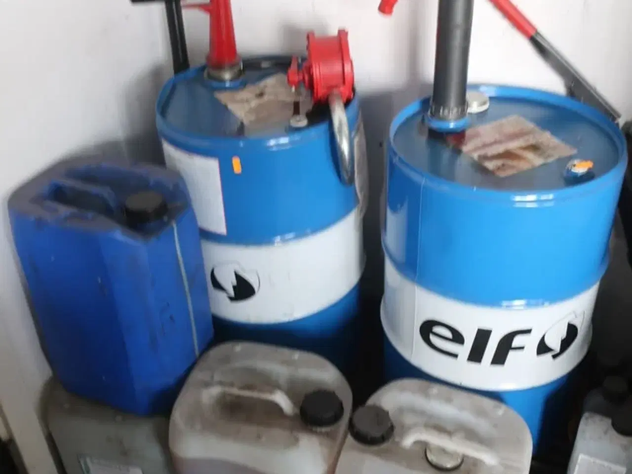 Billede 1 - Ca. 15 liter motorolie ELF EVOL. FULLTECH FE 5W30