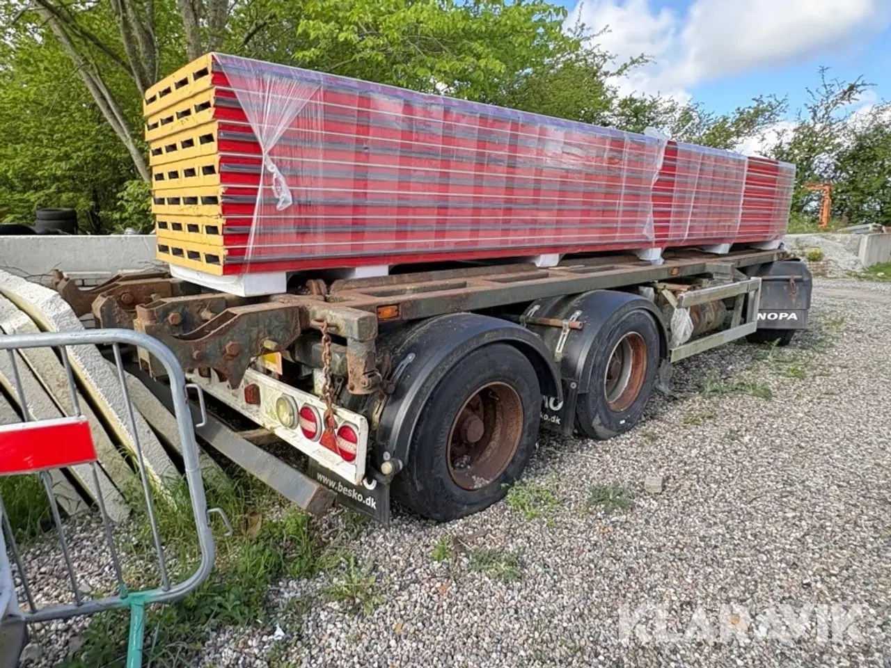 Billede 4 - Påhængsvogn til lastbil Nopa PTC240 - 24.000 kg