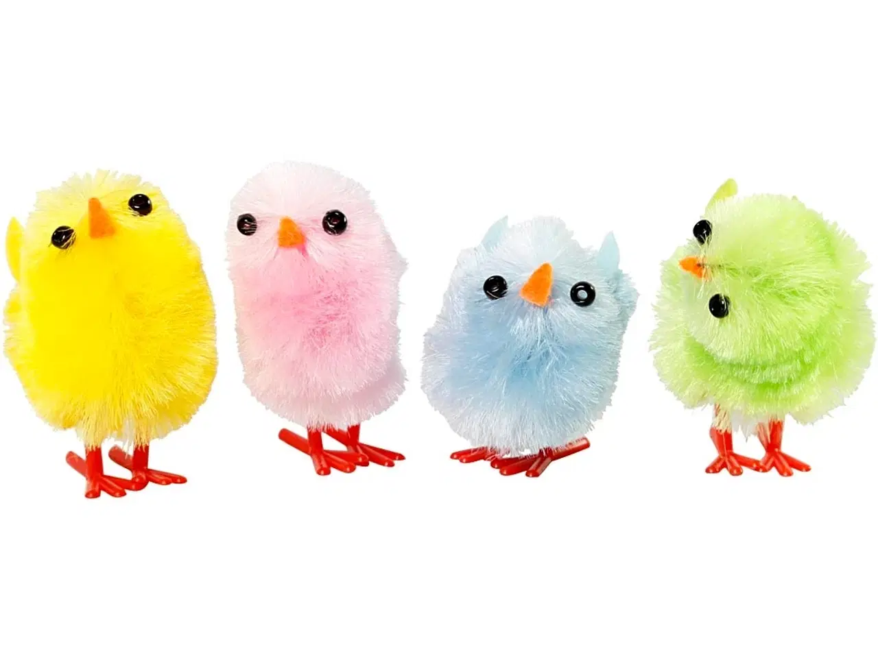 Billede 1 - Påskekyllinger, H: 30 mm, pastelfarver, 12 stk./ 1 pk.