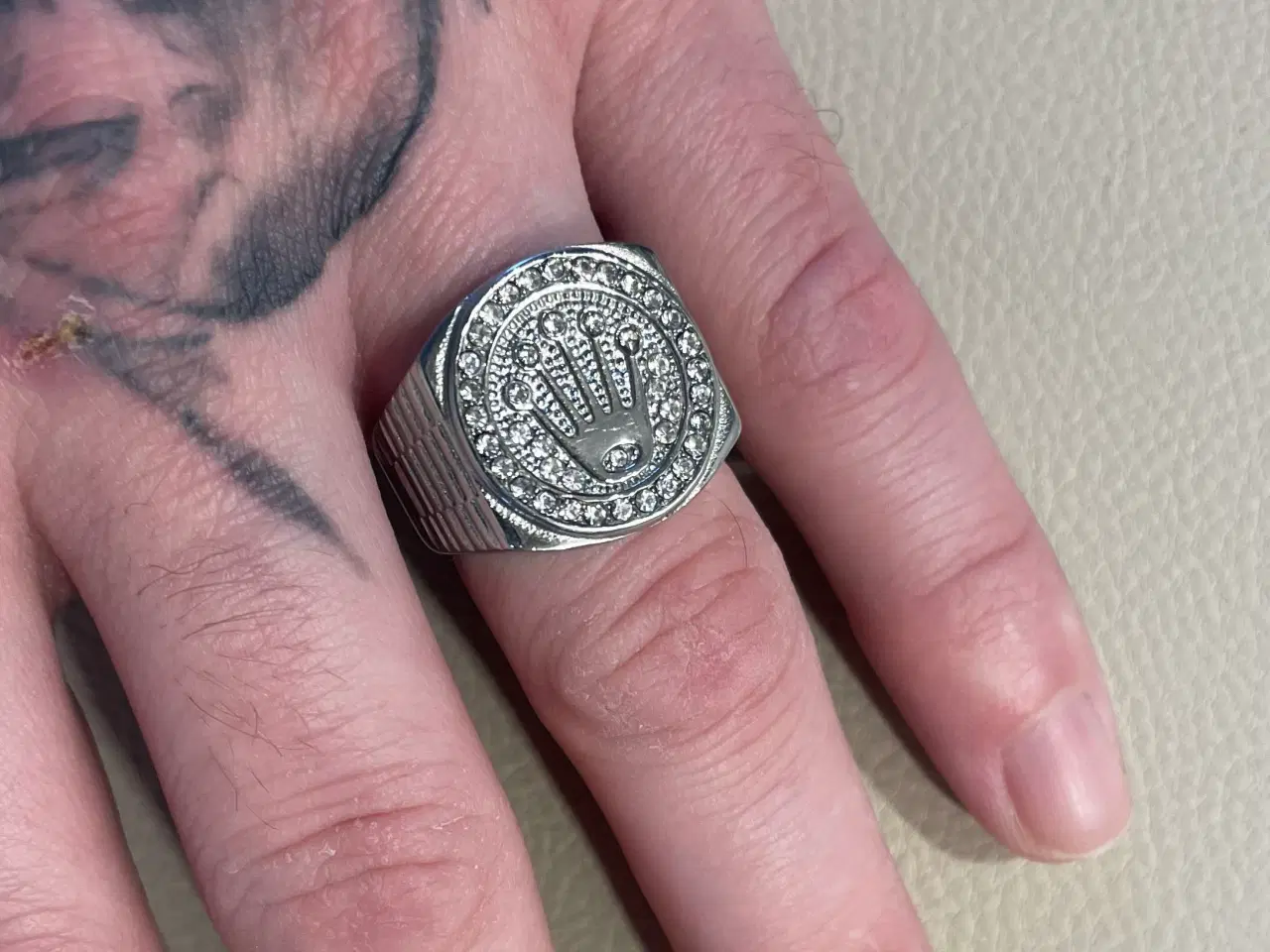 Billede 1 - Goldfilled presidential ring 