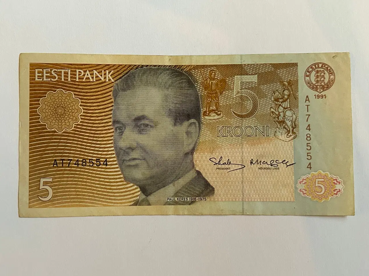 Billede 1 - 5 Krooni Estonia 1991