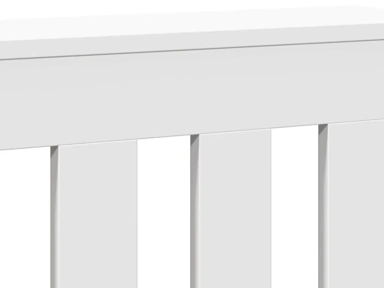 Billede 6 - Radiatorskjuler 104x20x82 cm konstrueret træ hvid