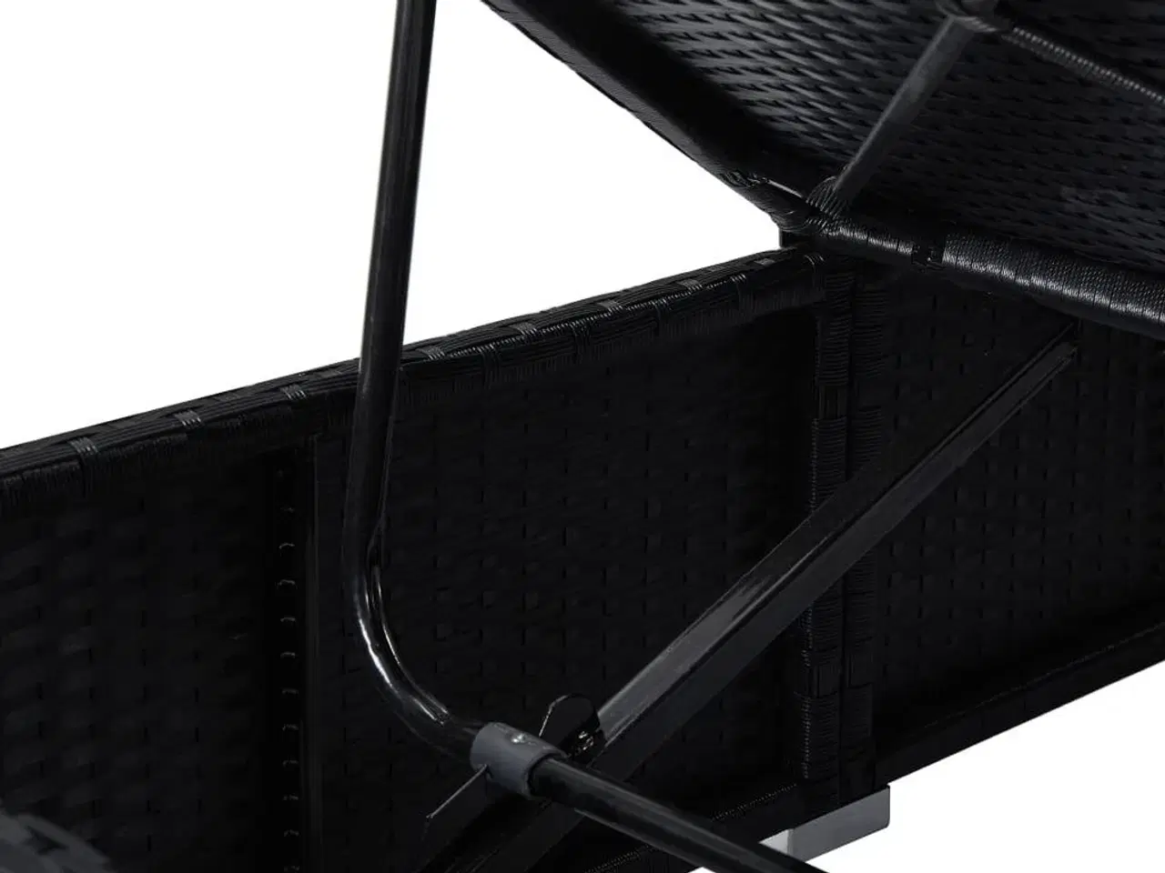 Billede 9 - Liggestole 3 dele med tebord polyrattan sort