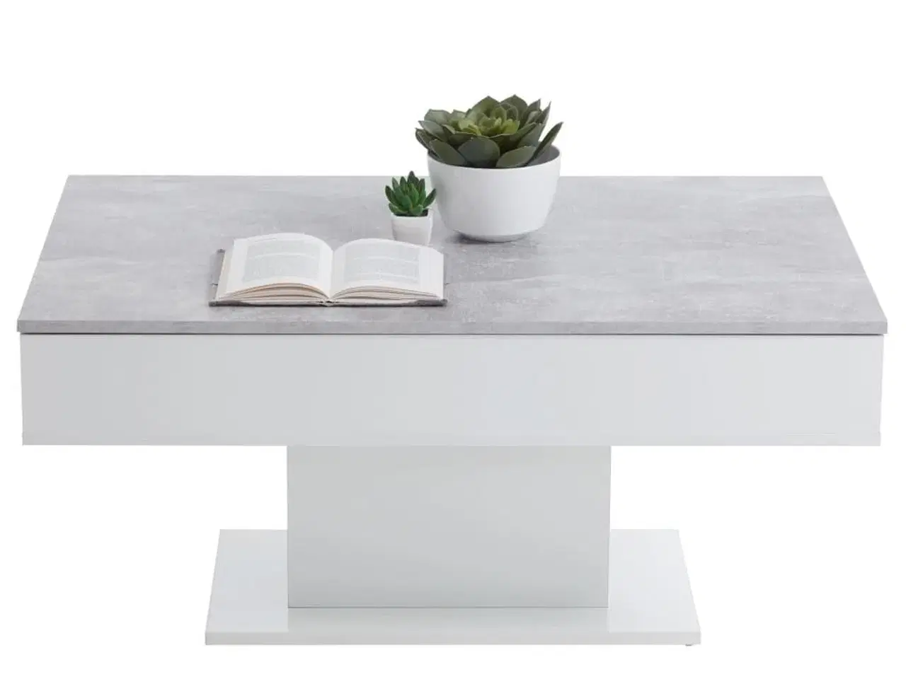 Billede 2 - sofabord betongrå og hvid