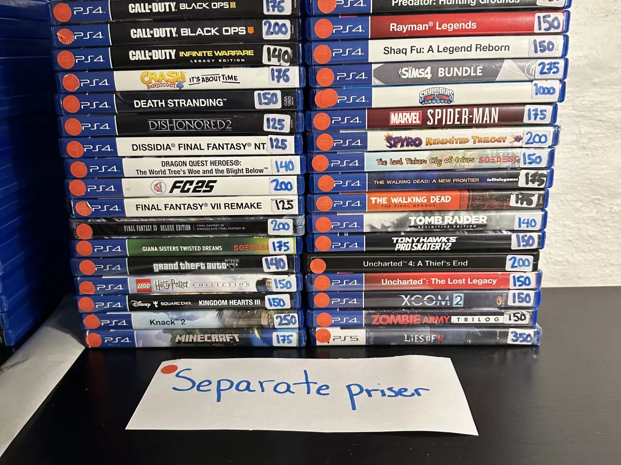 Billede 3 - 112 Stk Playstation 4 / PS4 Spil. De fleste til 10