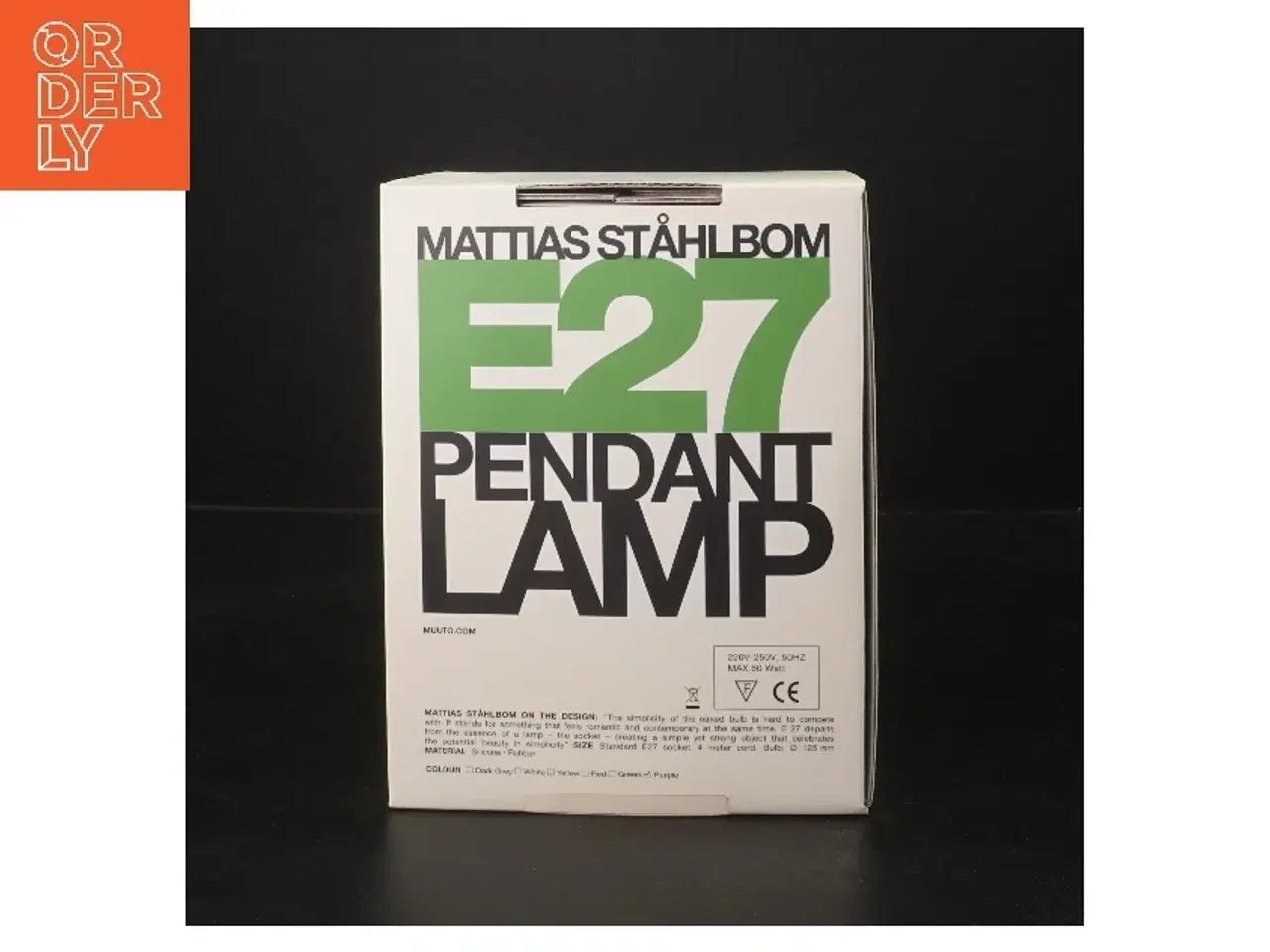 Billede 3 - Muuto E27 Pendel Lampe fra Muuto (str. 18 cm)