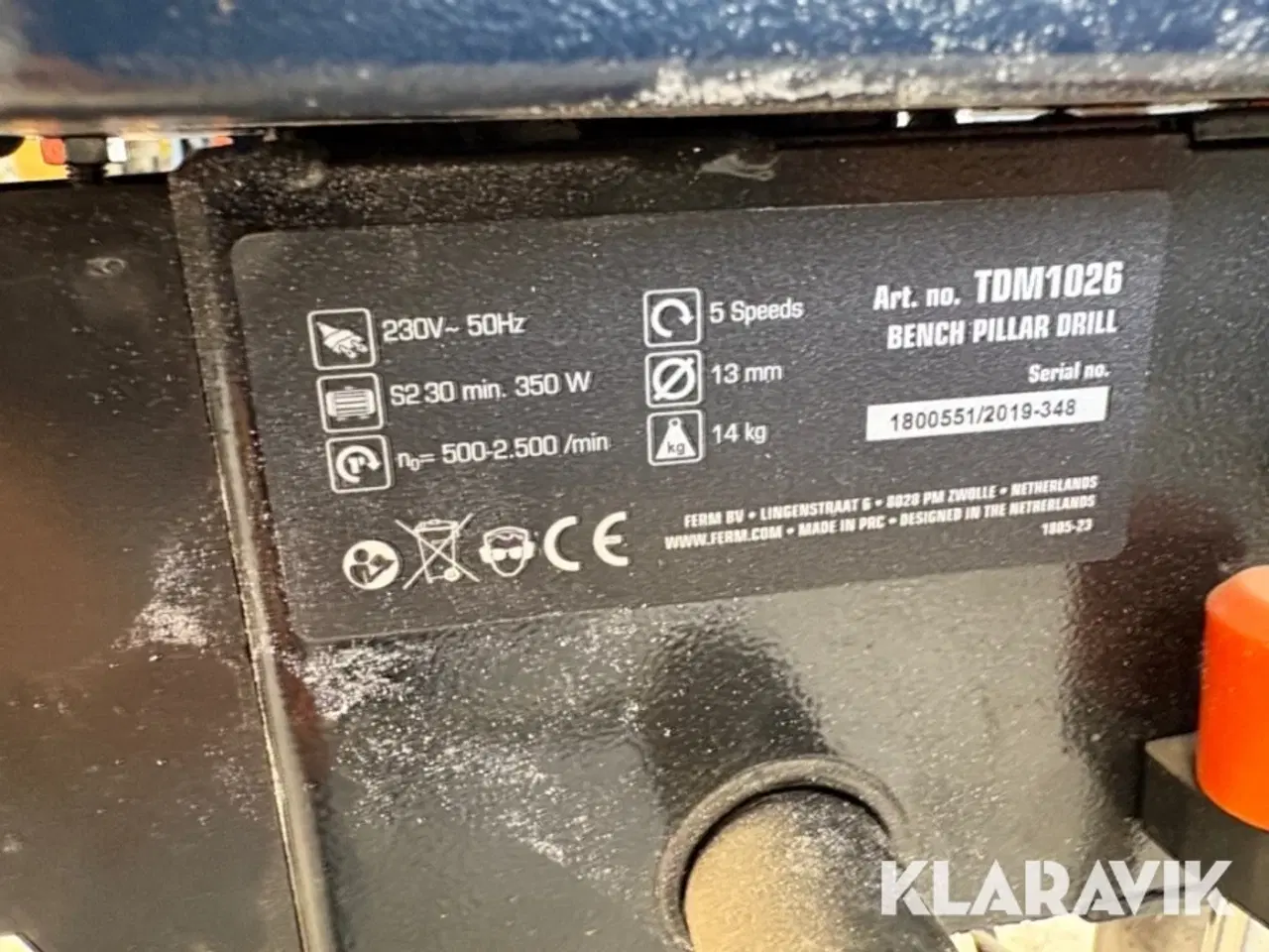 Billede 5 - Søjleboremaskine Ferm TDM1025