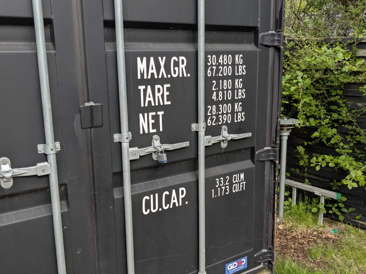 Billede 1 - Isoleret 20 fods container 