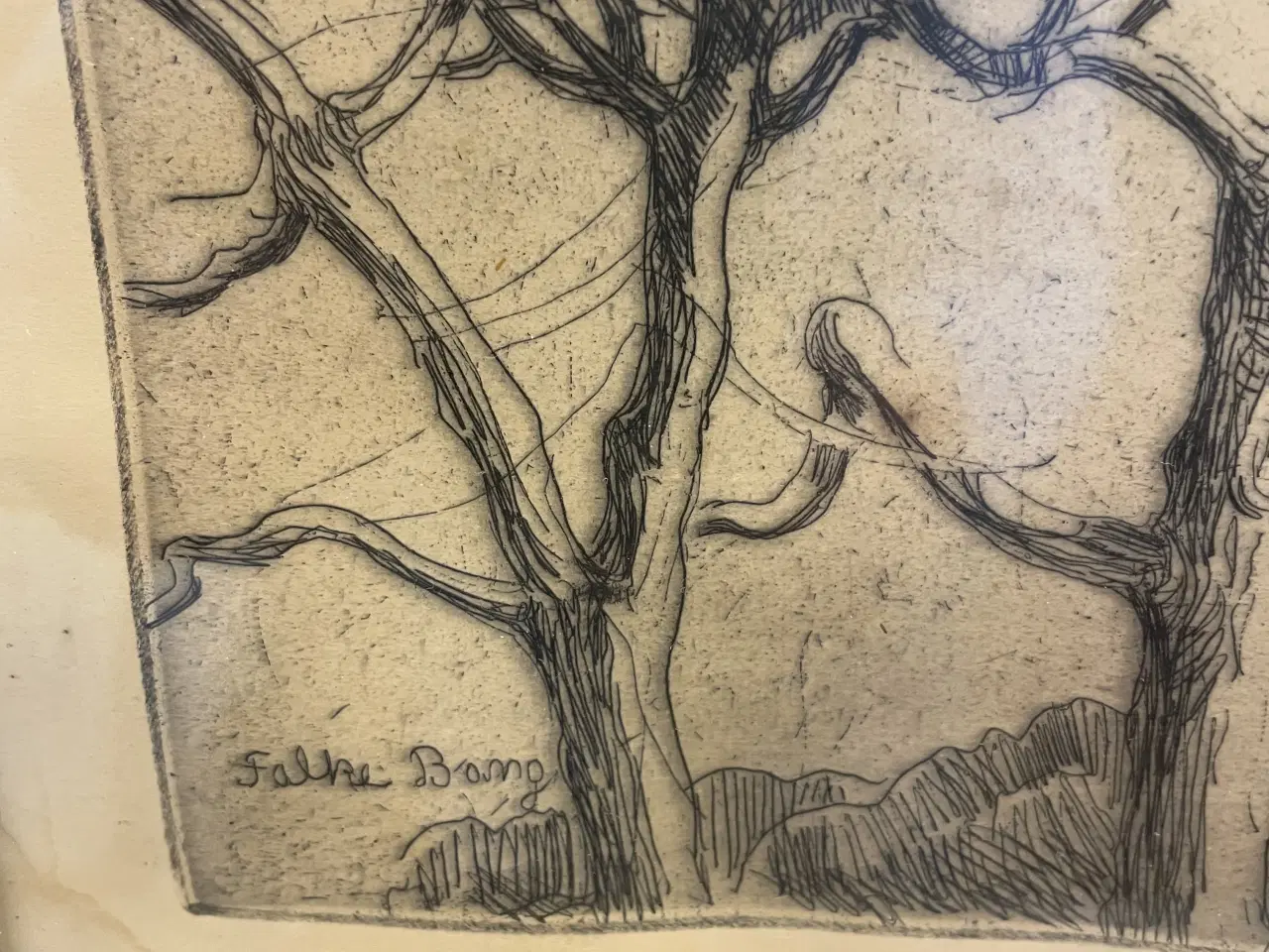 Billede 2 - Falke Bang litografi