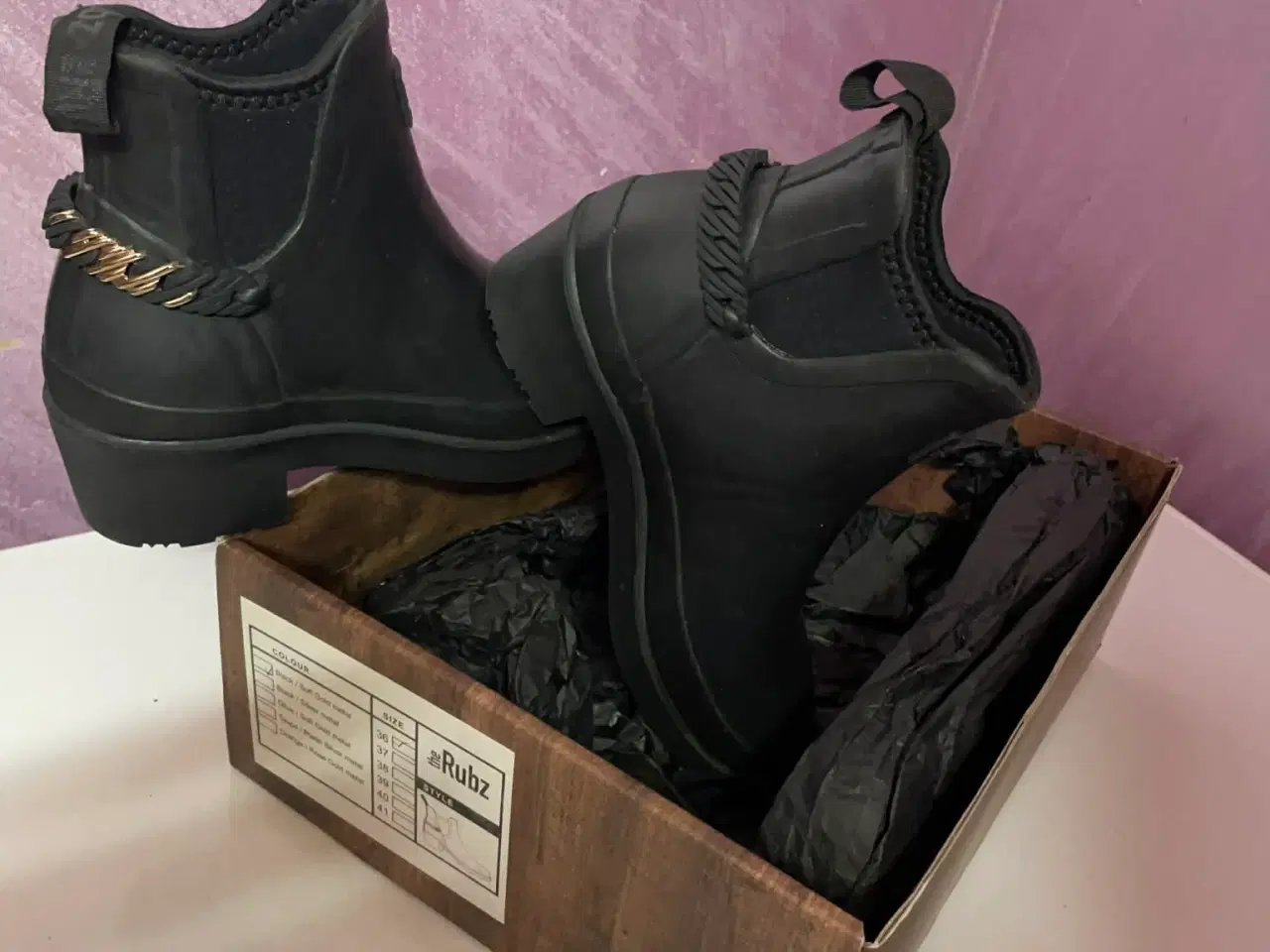 Billede 3 - 🚨 JULE-UDSALG!The Rubz Chelsea Gummistøvler str36
