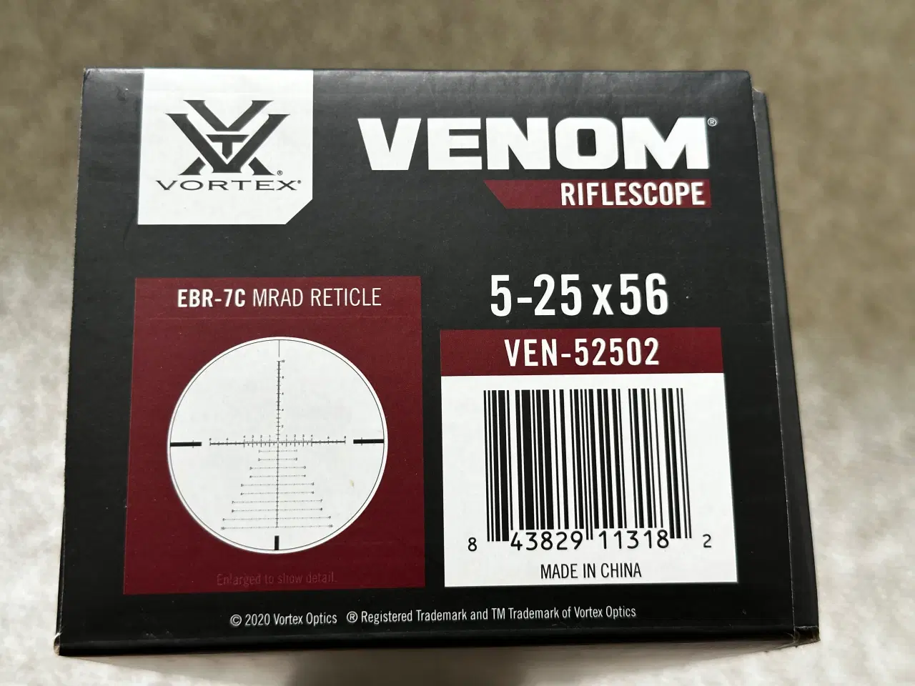 Billede 5 - Vortex Optics - Venom 5-25x56 FFP sigtekikkert MRA