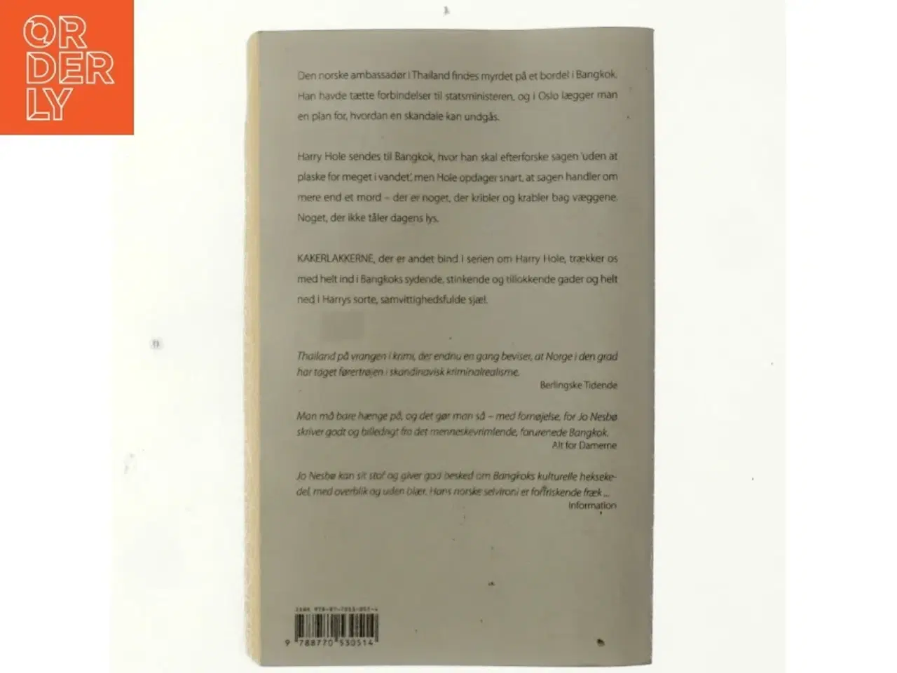 Billede 3 - Kakerlakkerne af Jo Nesbø (Bog)
