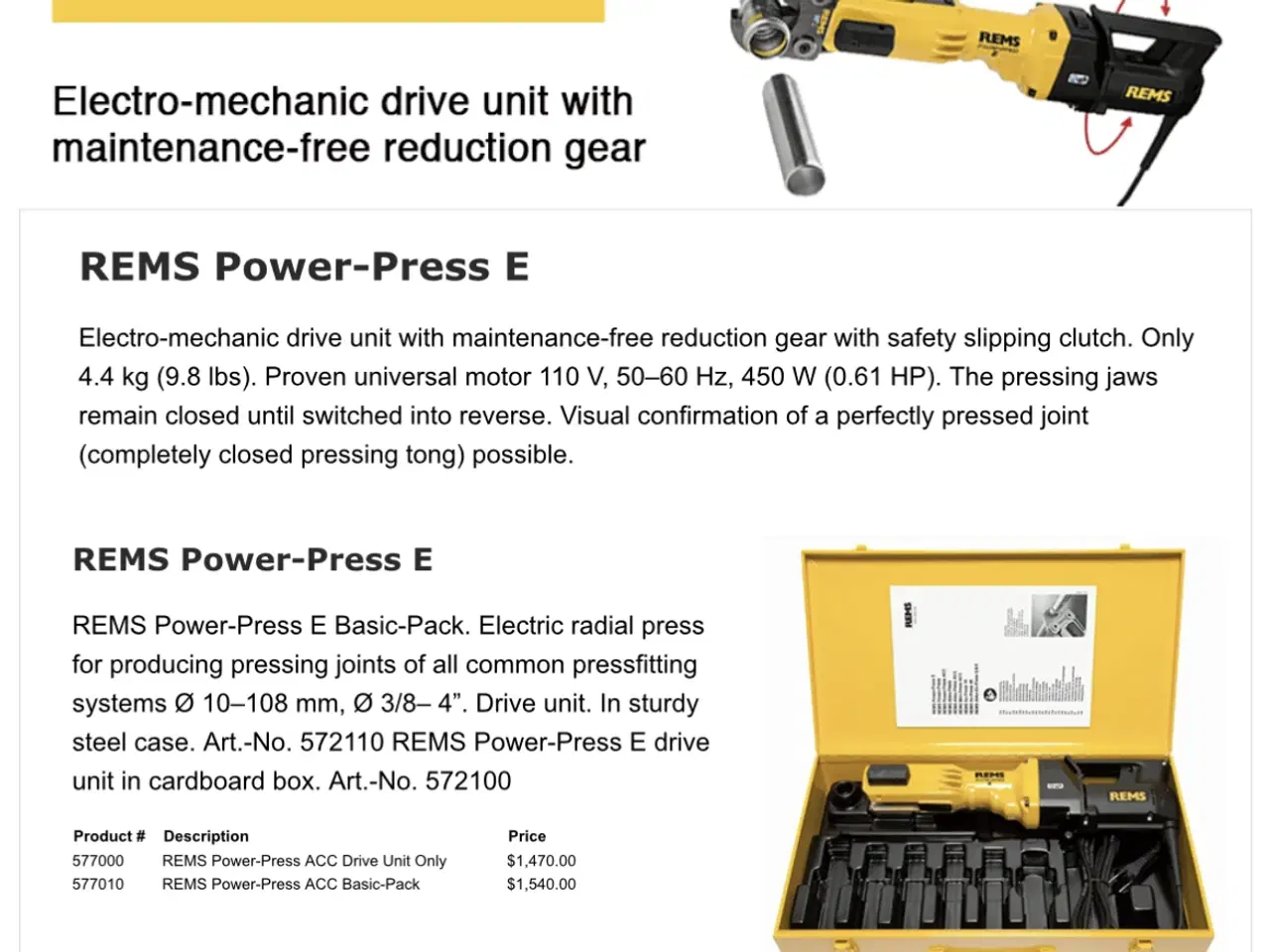 Billede 4 - REMS Power-Press E elektrisk presseværktøj