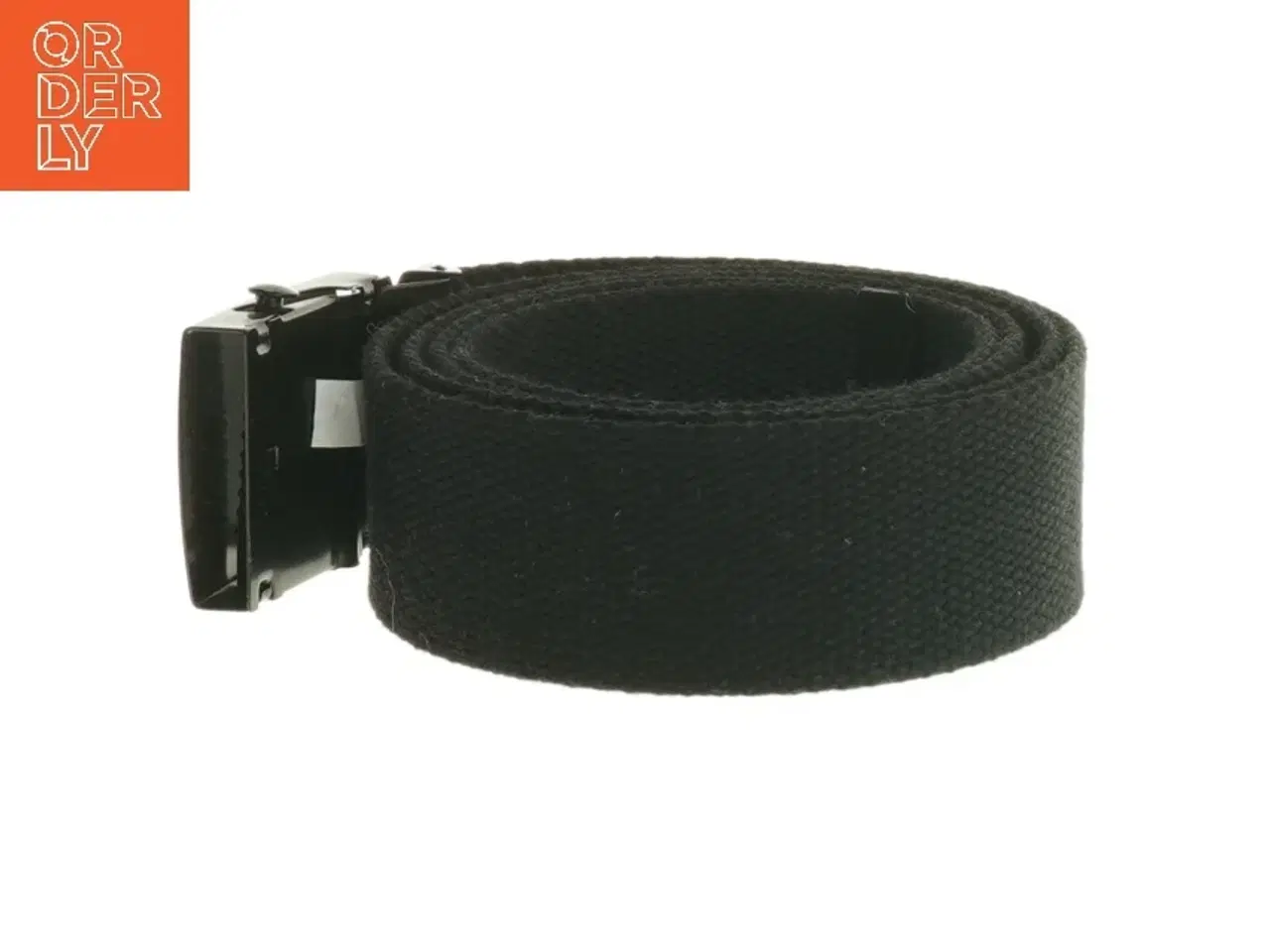 Billede 2 - Sort bælte med spænde (str. 126 cm)