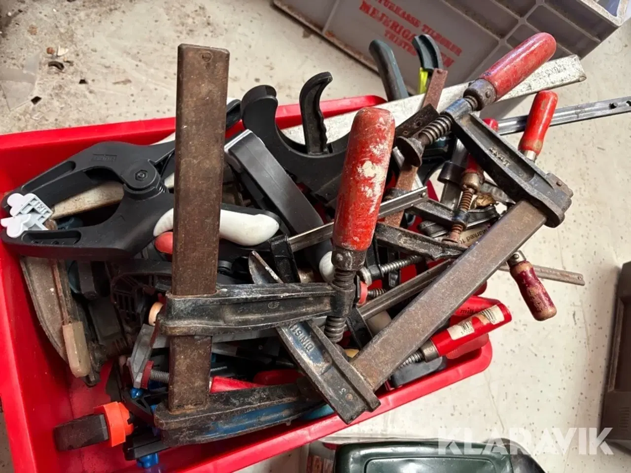 Billede 1 - Stort lot skruetvinge - assorterede type og størrelse