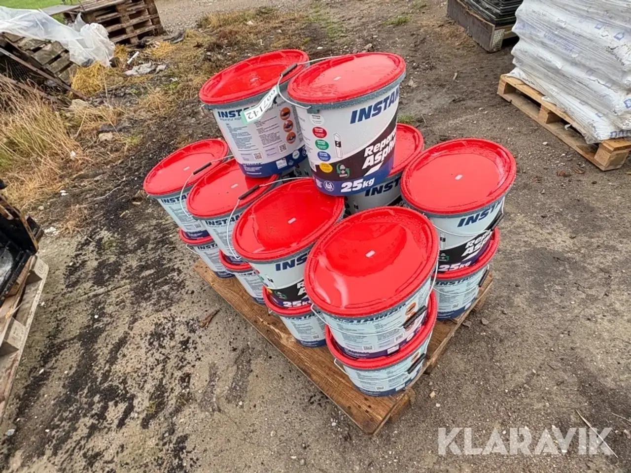 Billede 4 - Reparation asfalt Instamak 18 styk a 25 kilo