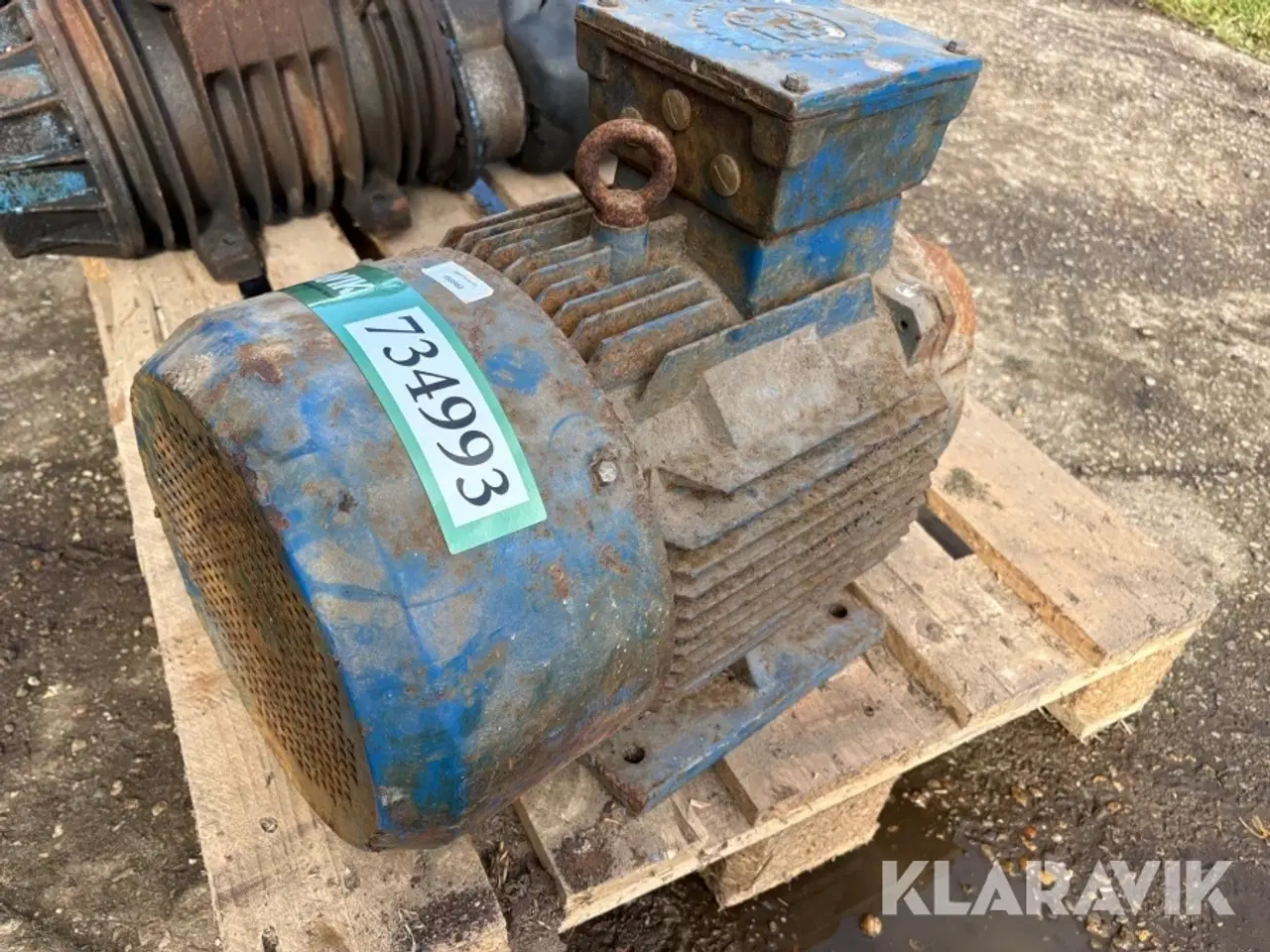 Billede 1 - Elmotor til markvandingsanlæg HØYER MOTORS Y2E2-160M1-3