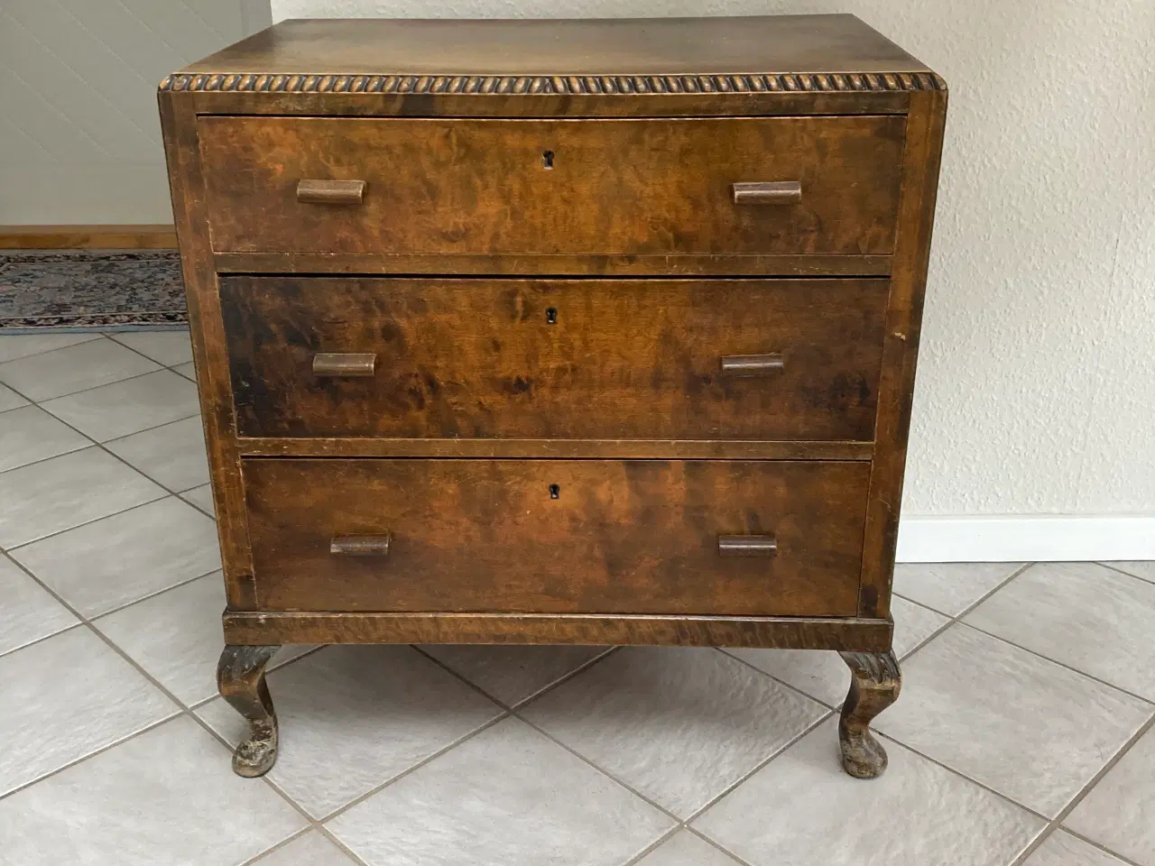 Billede 1 - Nøddetræs kommode  
