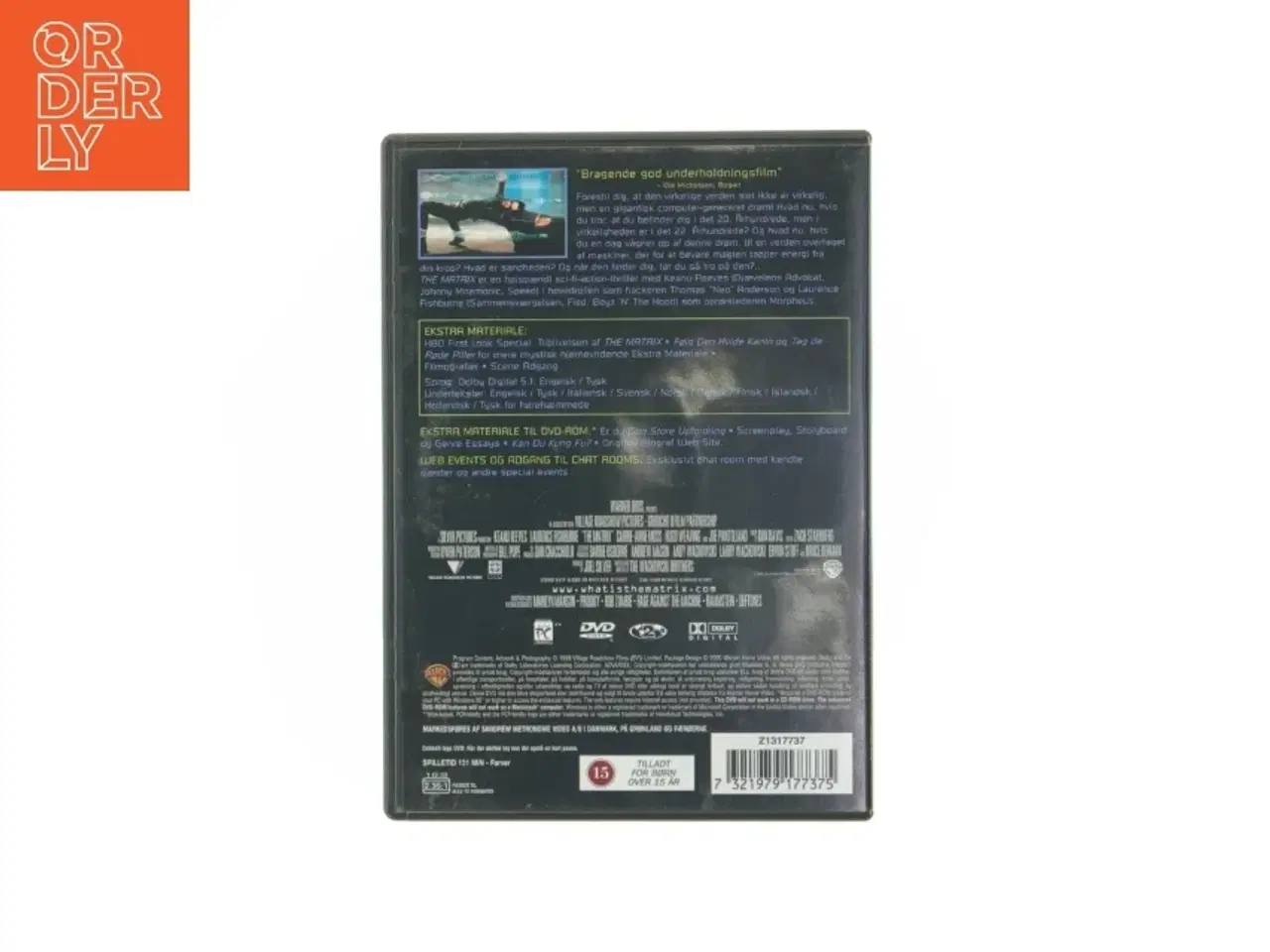 Billede 3 - The Matrix DVD fra Warner Brothers
