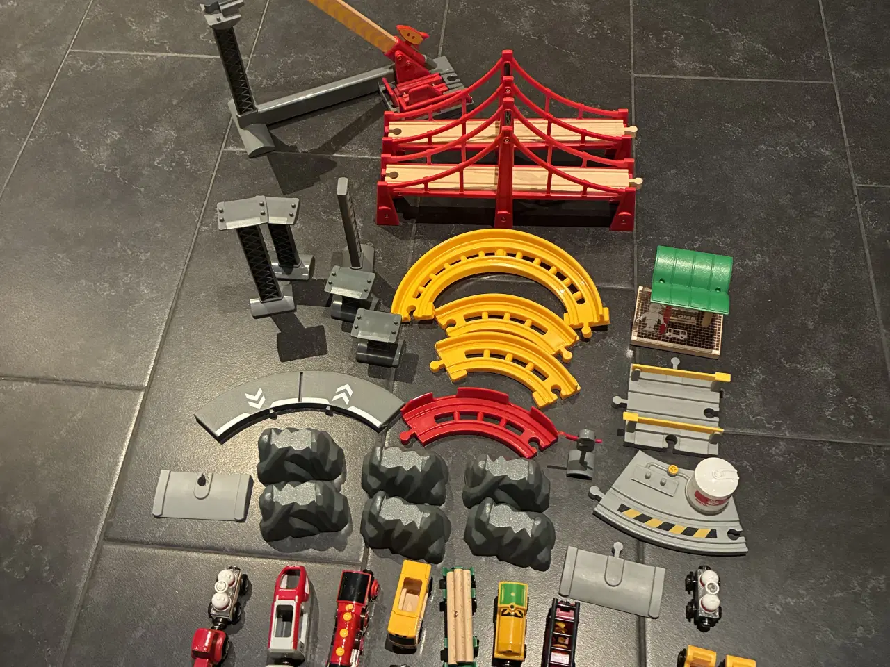 Billede 3 - Brio togbane med 106 skinner