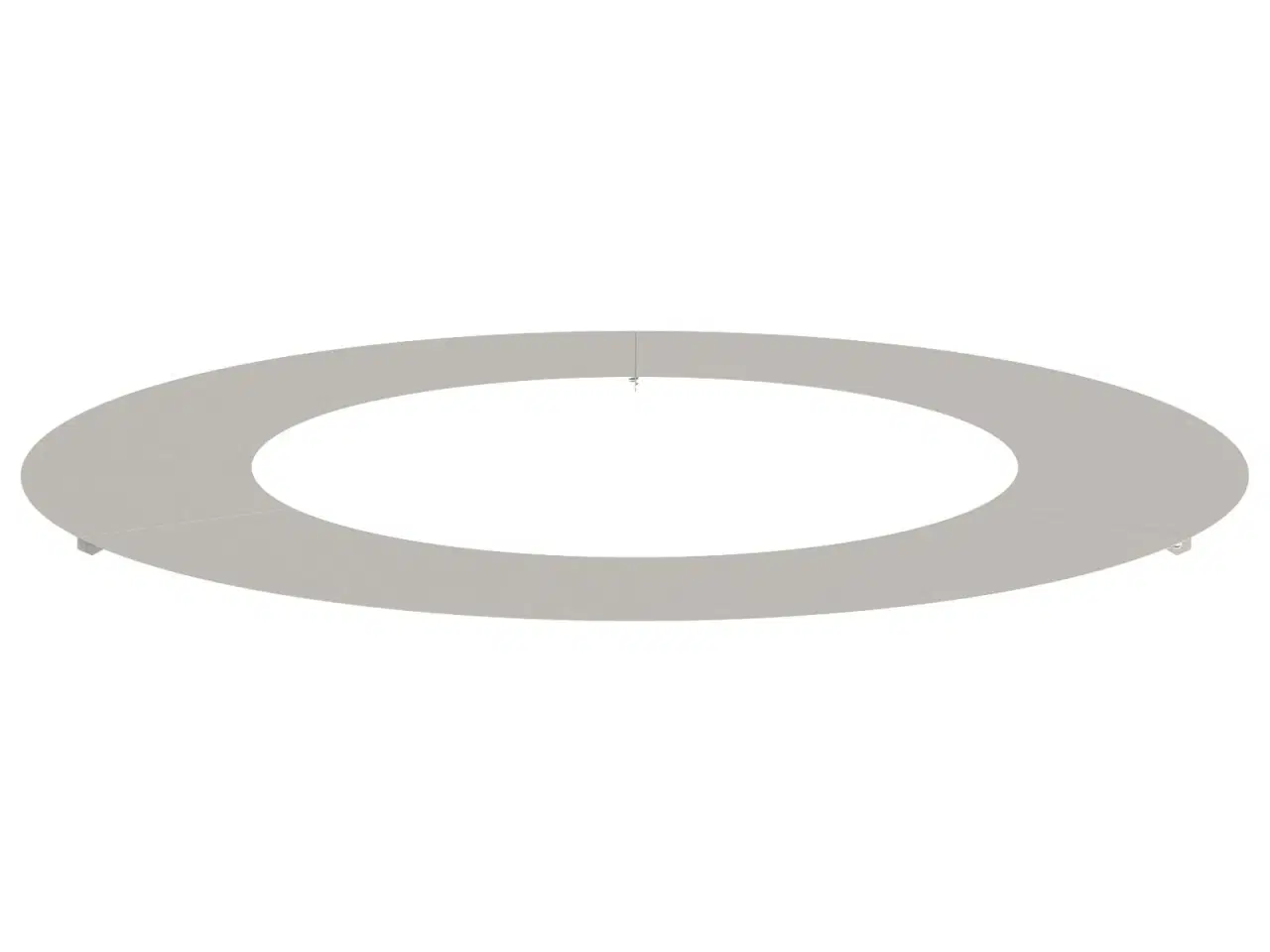 Billede 5 - Flade Træ Ringene 5 stk Brun Ø50 / 80 cm Forvitret stål