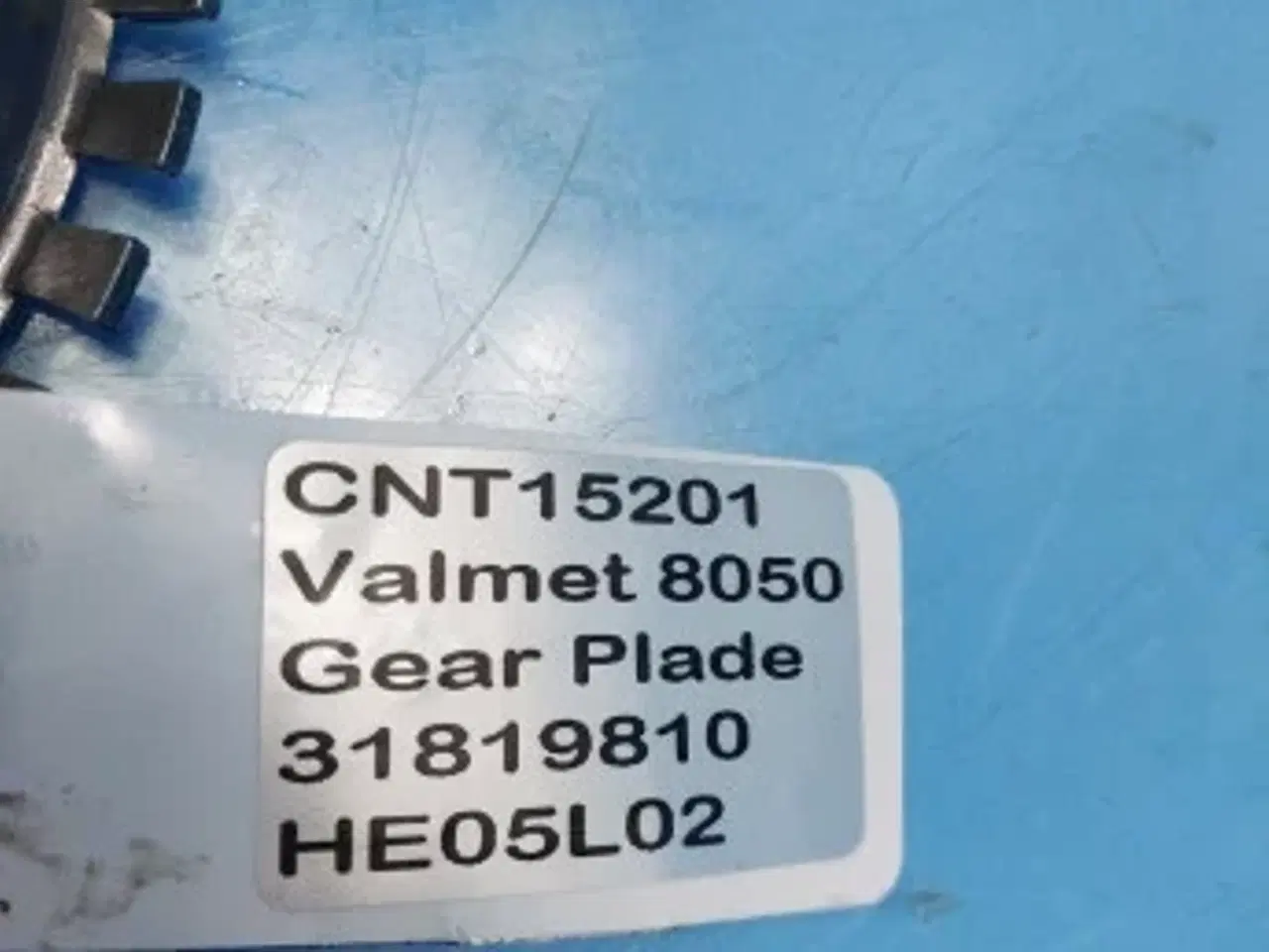 Billede 7 - Valmet 8050 Gear Plade 31819810