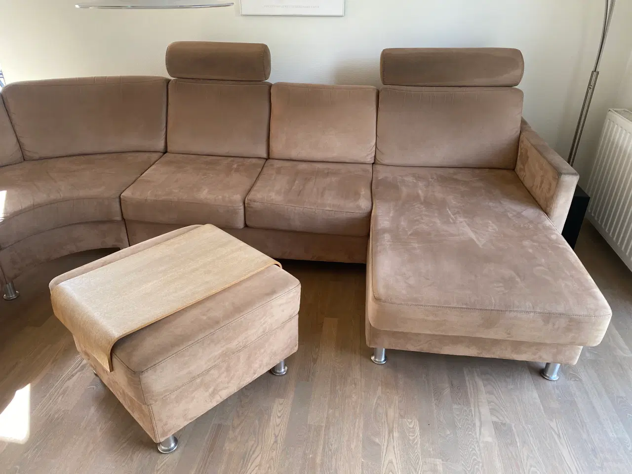 Billede 1 - Hjørnesofa med chaiselong