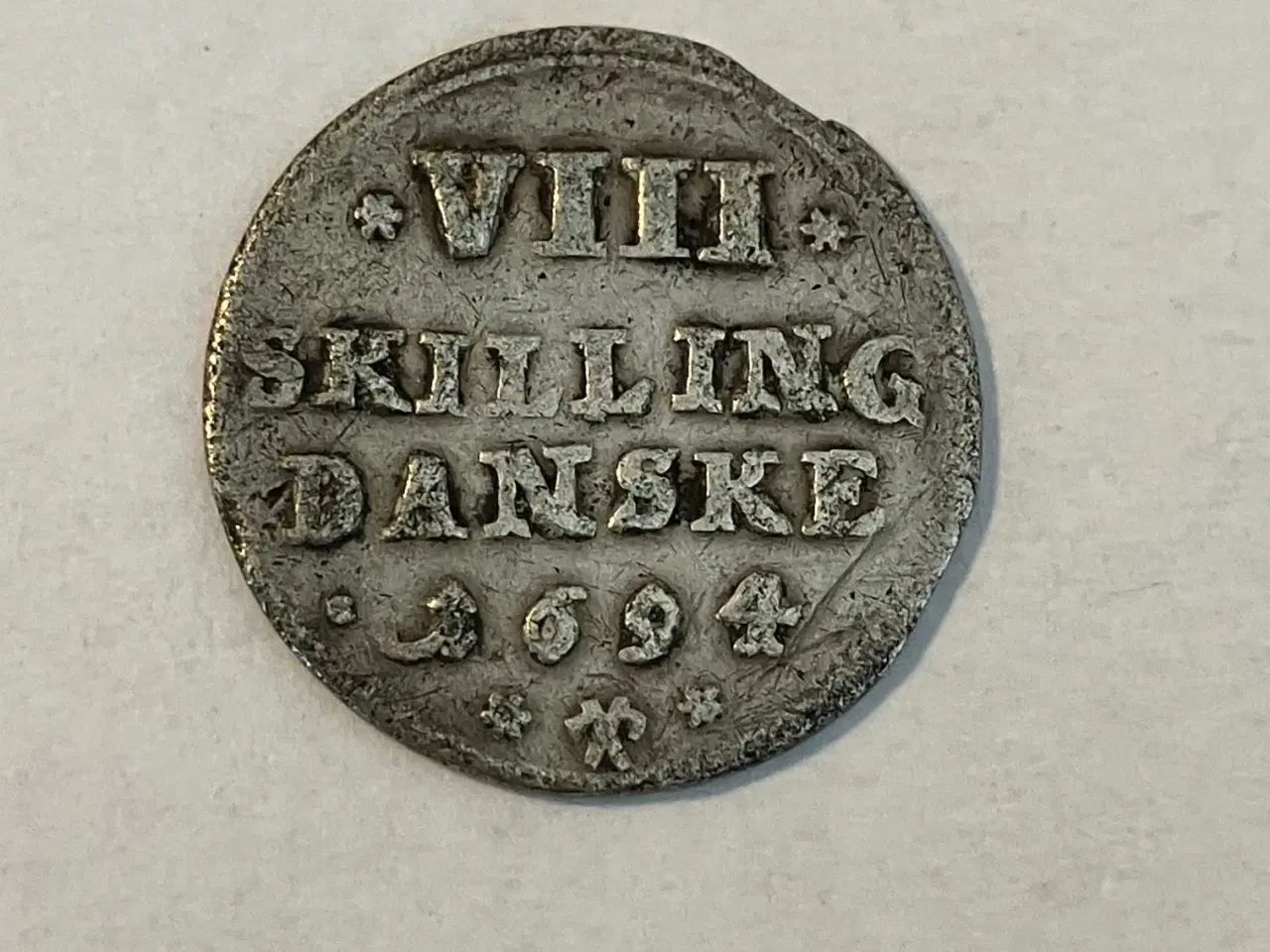 Billede 1 - 8 Skilling 1694 Glückstadt
