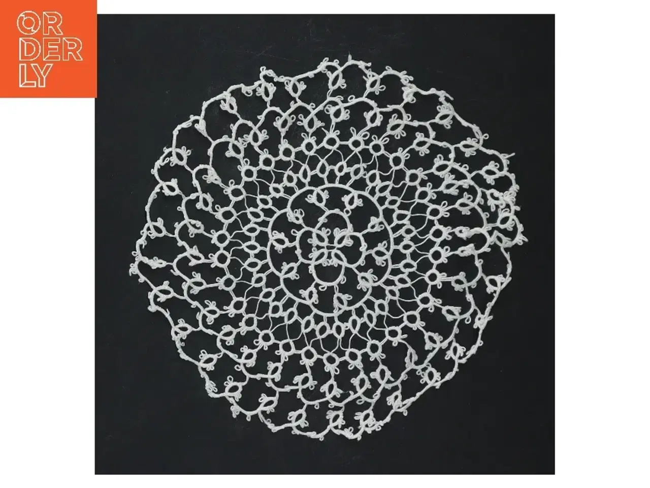 Billede 2 - Hæklet mellemlægsserviet (str. Ø 17 cm)