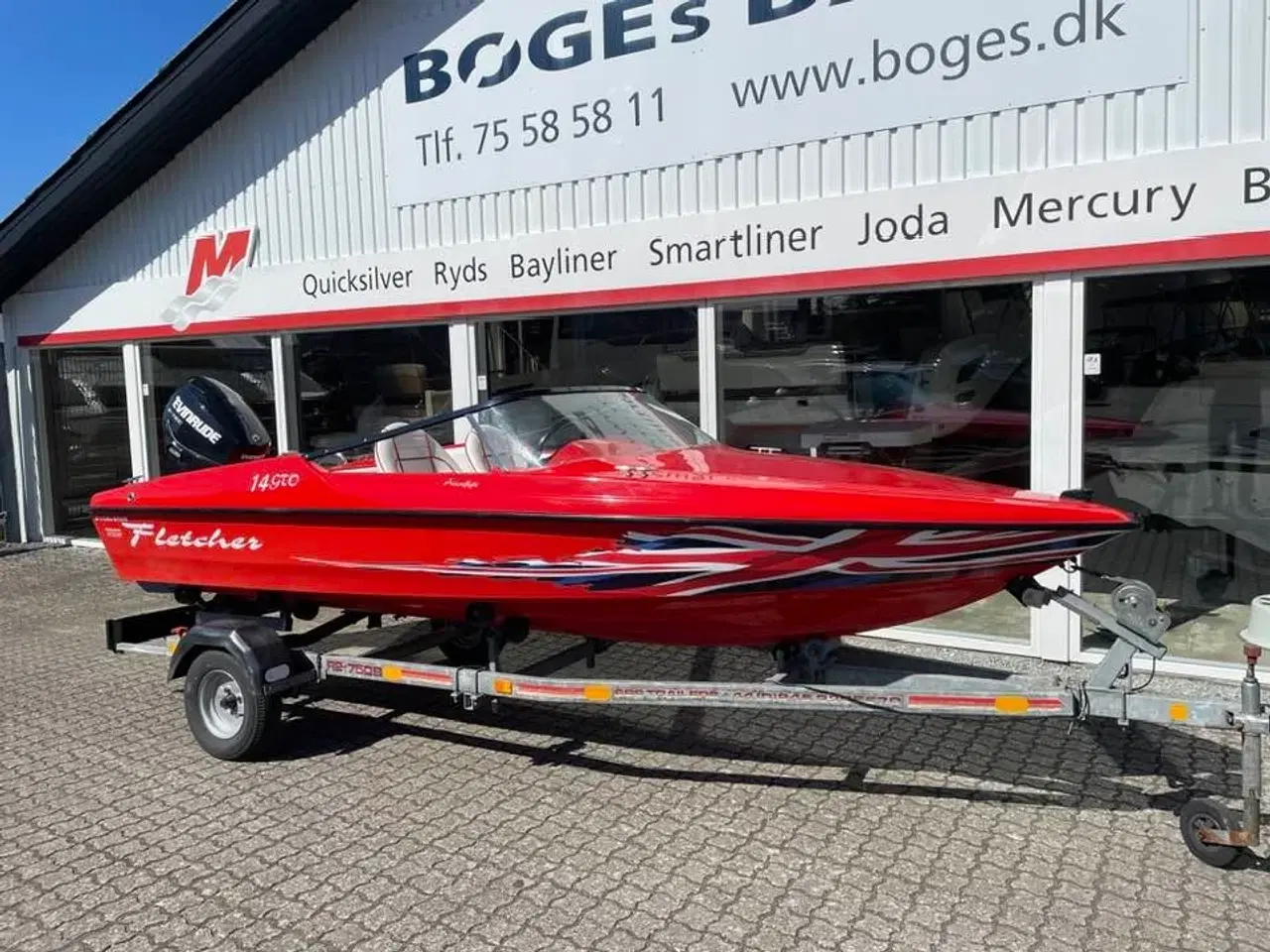 Billede 9 - 14 GTO med 60 hk Evinrude E-Tec og 750 kg trailer